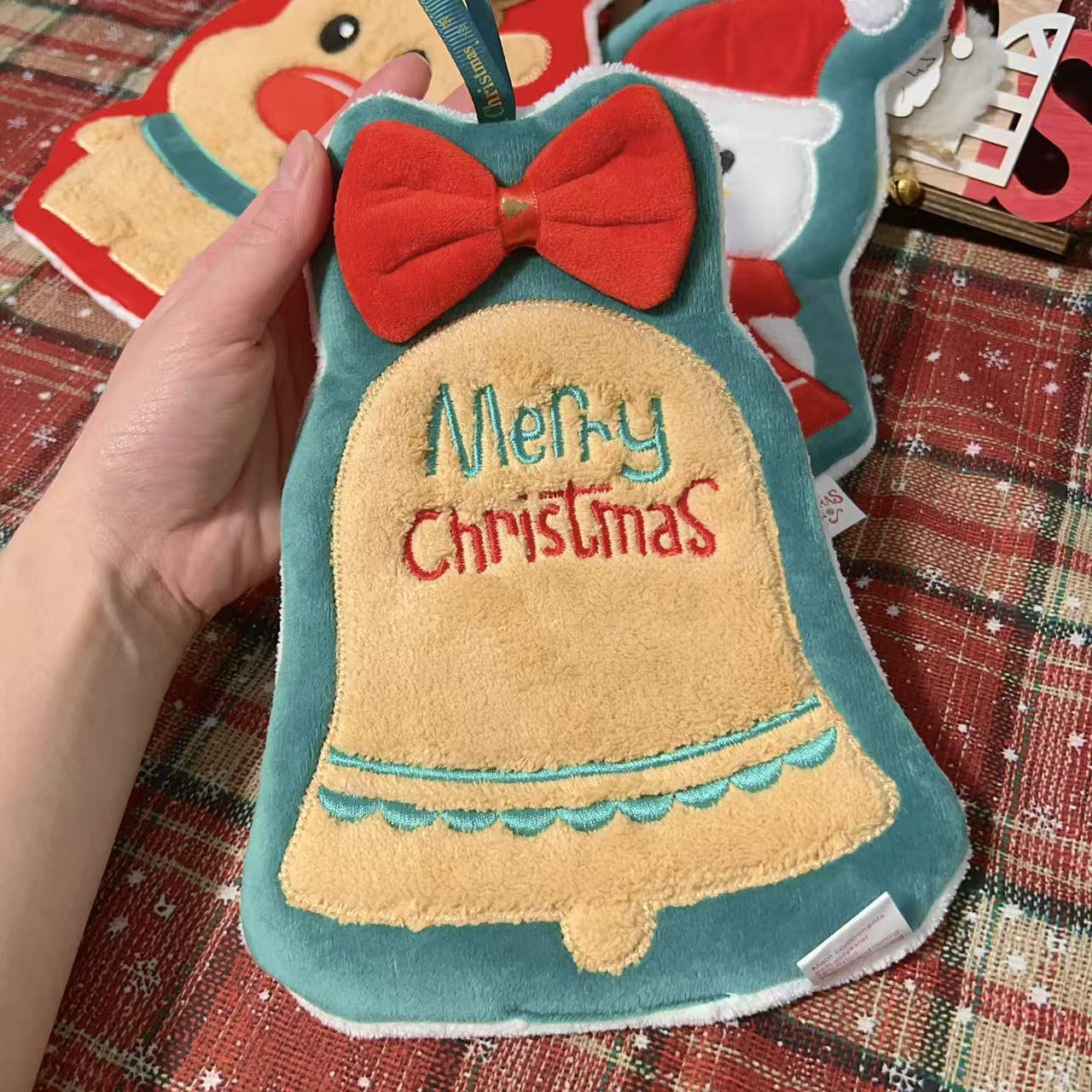 Christmas Shaped Hand Towel - 4 Designs | Christmas Gift