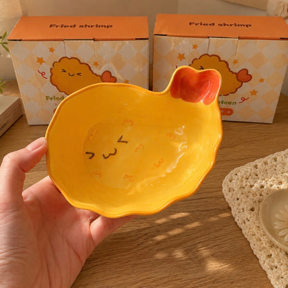 Fried Shrimp Ceramic Dessert Bowl – 300ML