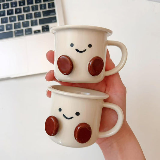 Cocoa Bean Ceramic Espresso Mug – 120ML
