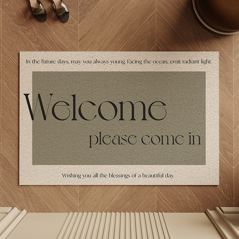 Please Come In Welcome Doormat - Size 60x90cm