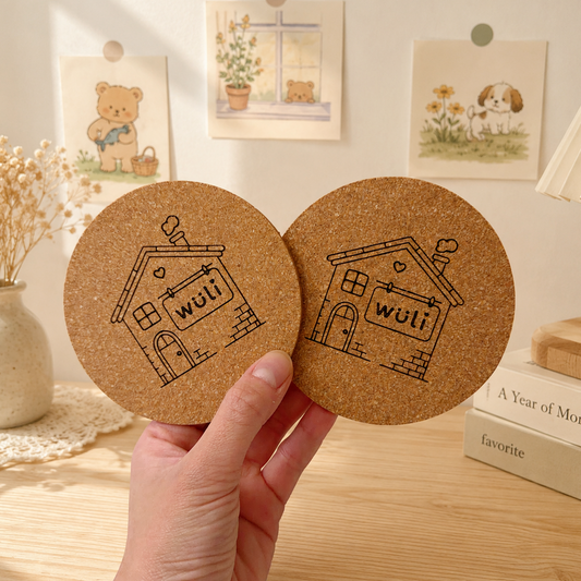 Wuli Home Cork Coaster – 10cm