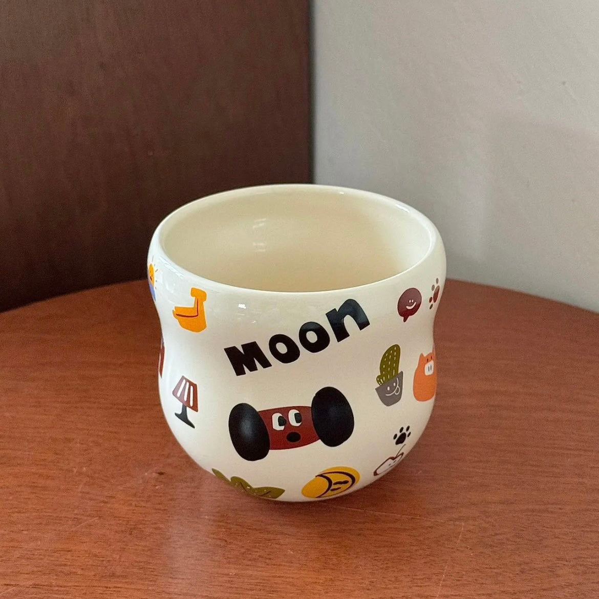 Moon Dog Ceramic Mug - 330ML with Gift Box