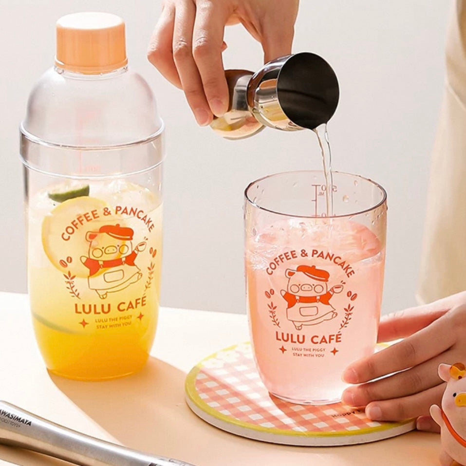 Lulu Piggy Bubble Tea DIY Shaker Set – Set of 4
