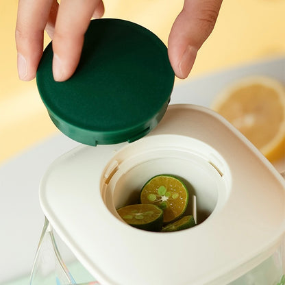 Cute Westie Glass Water Pitcher with Tea Infuser - 800ML