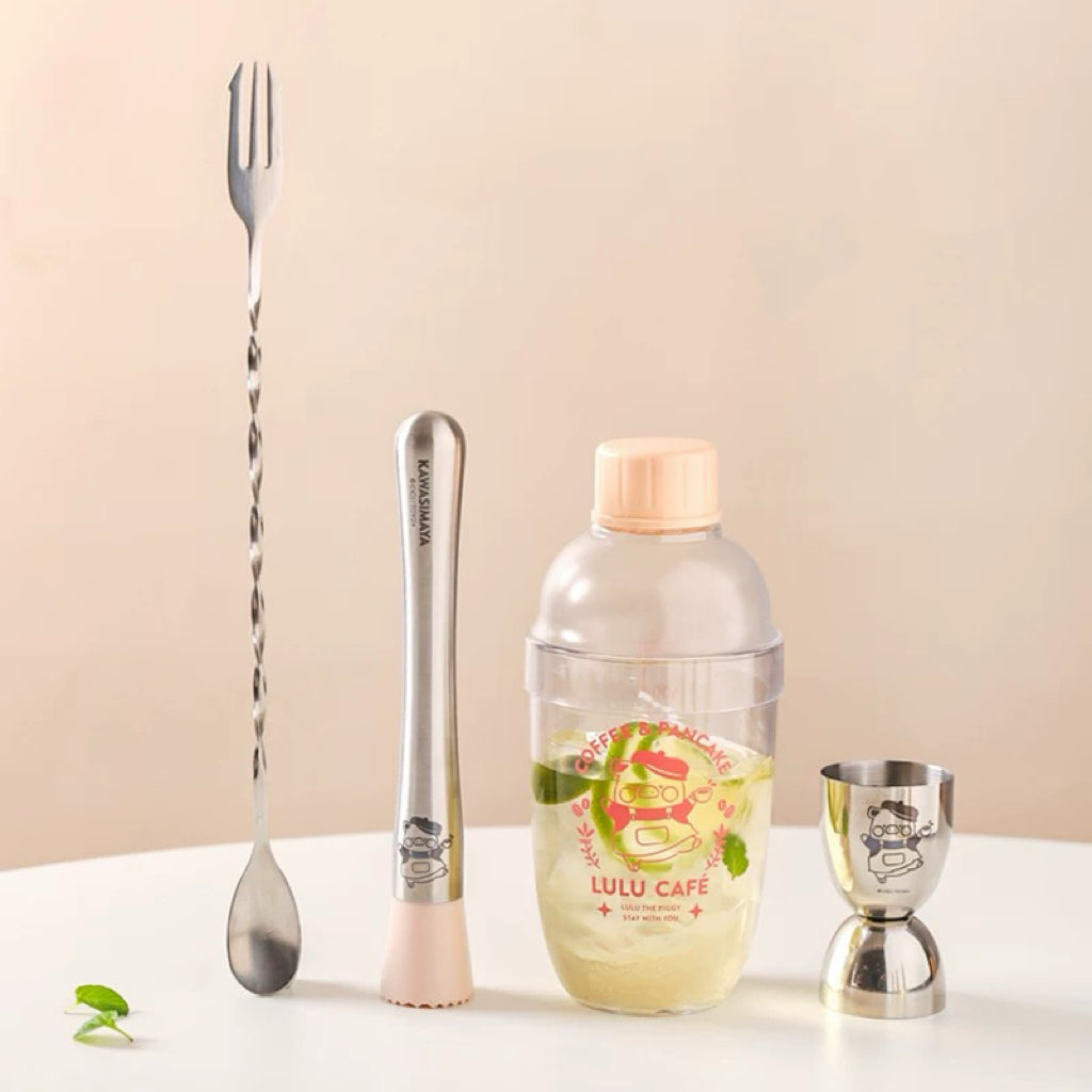Lulu Piggy Bubble Tea DIY Shaker Set – Set of 4
