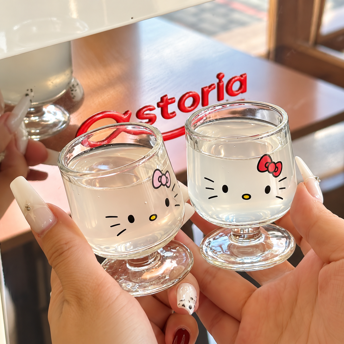 Kitty Glass Soju Shot Glasses – 50ML, Set of 2