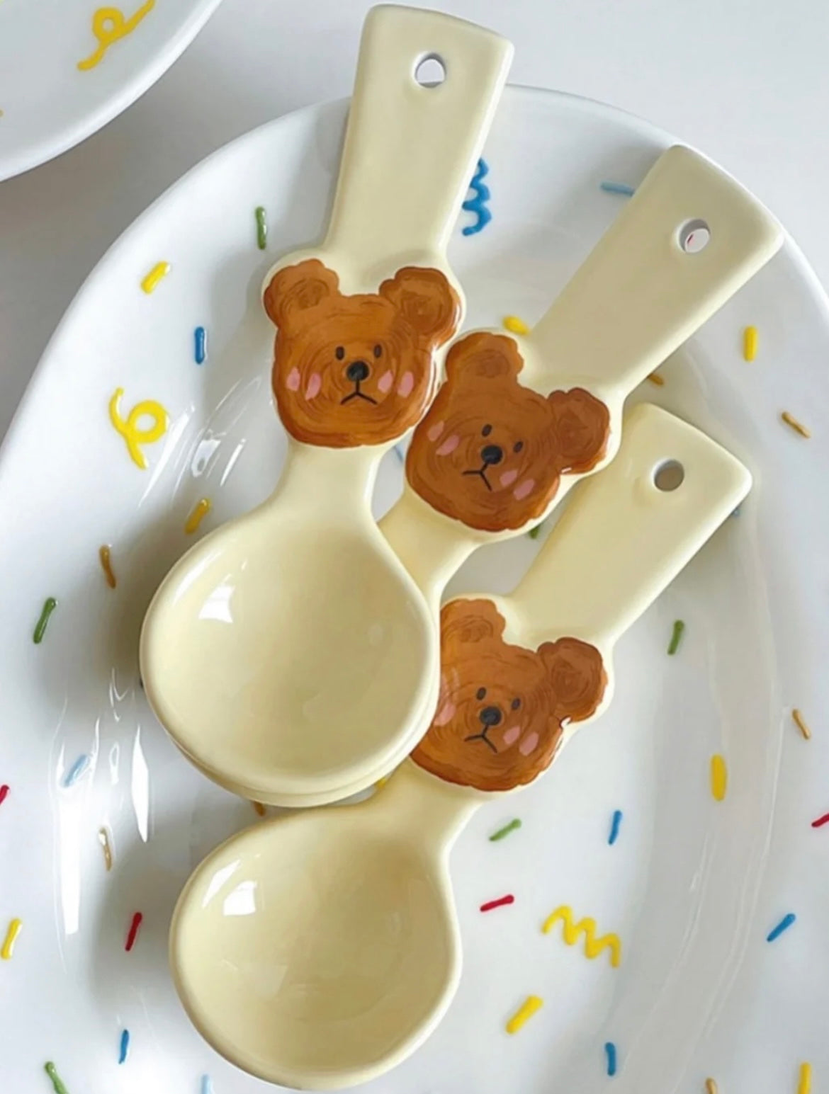 Bear Ceramic Spoon