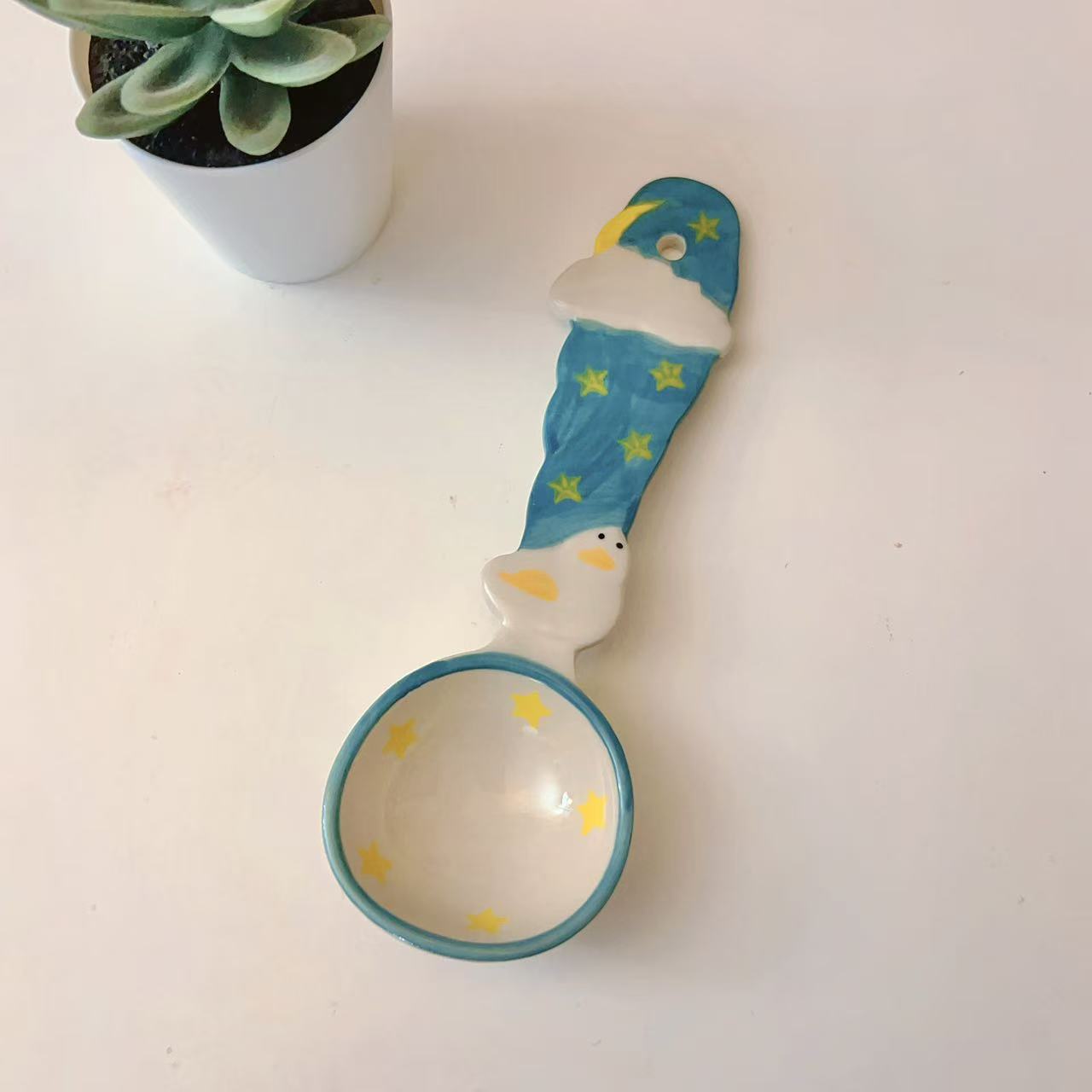 Colorful Handcrafted Ceramic Spoons