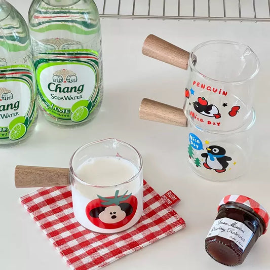Penguin Glass Measuring Cup with Handle – 100ML