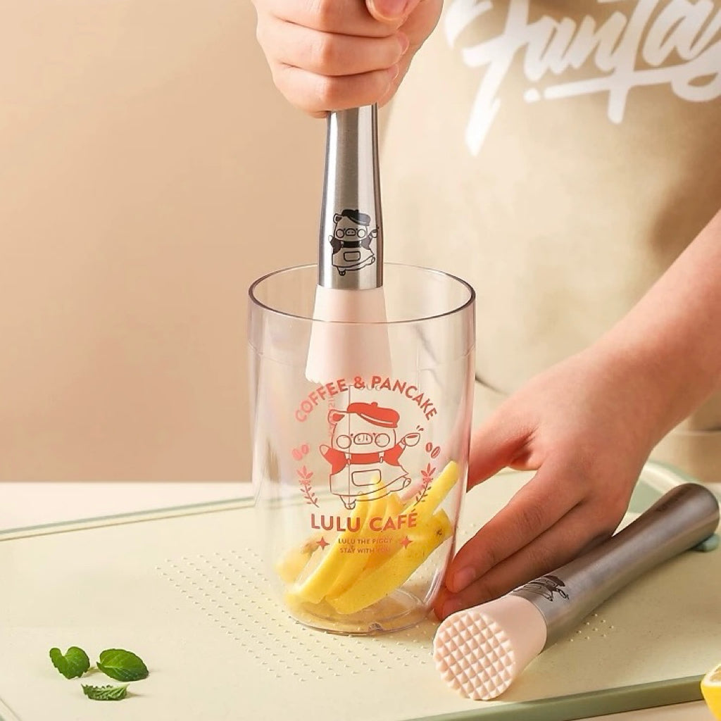 Lulu Piggy Bubble Tea DIY Shaker Set – Set of 4