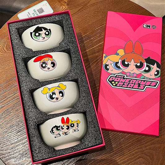 Powerpuff Girls Ceramic Bowl Gift Set - Set of 4