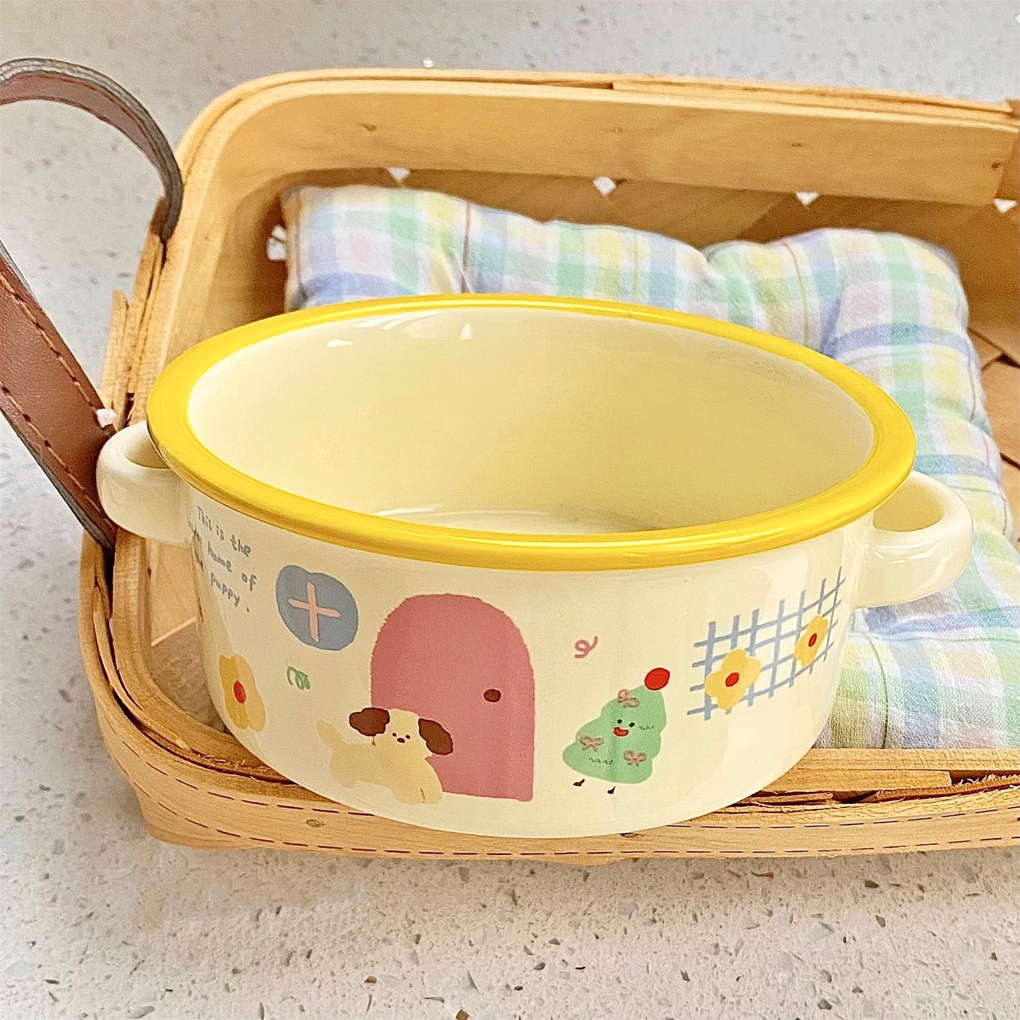 Puppy Home Ceramic Cereal Bowls – 250ML
