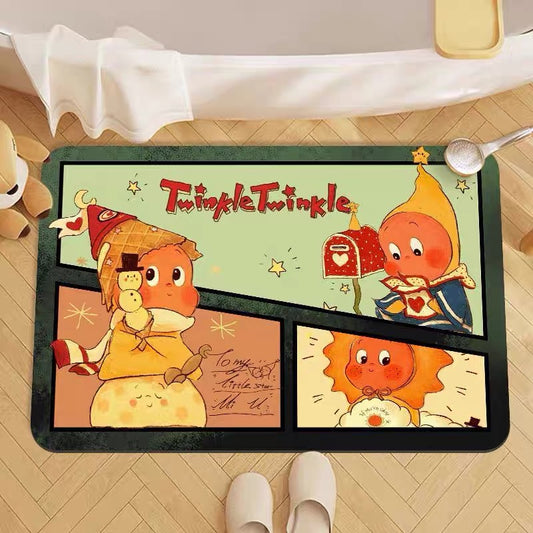 Twinkle Star Bathroom Absorbent Mat – 40x60cm / 50x80cm
