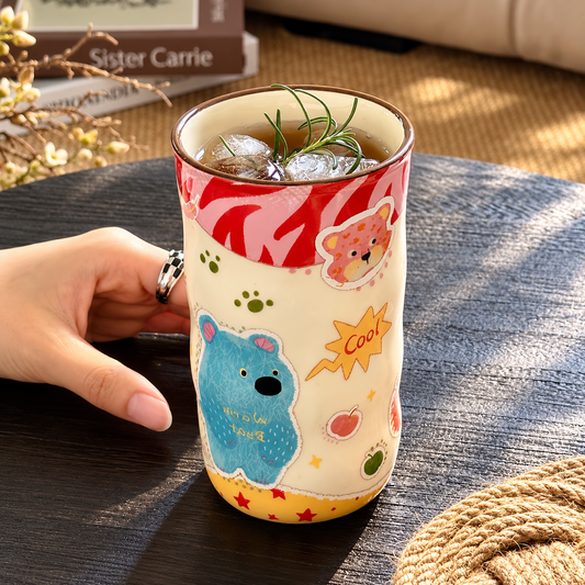 Cute Blue Koala Ceramic Cup – 380ML
