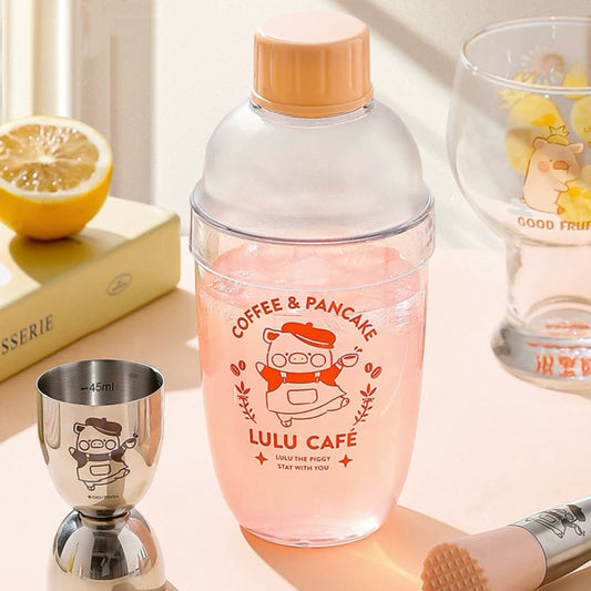 Lulu Piggy Bubble Tea DIY Shaker Set – Set of 4