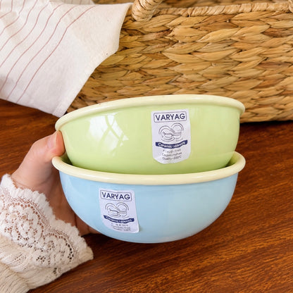 Morandi Pastel Ceramic Yogurt Bowl Set of 4 – 400ML