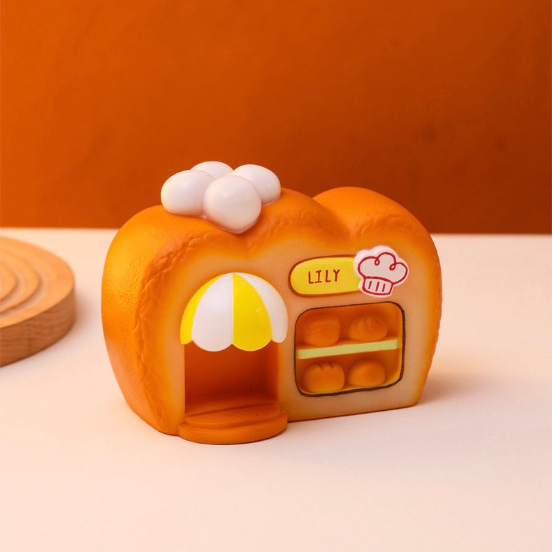 Cute Bakery House Bluetooth Speaker Night Light | USB Charging