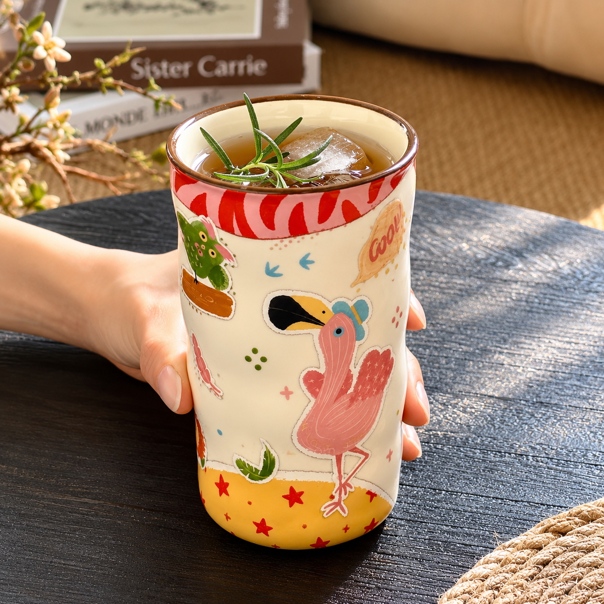 Cute Blue Koala Ceramic Cup – 380ML