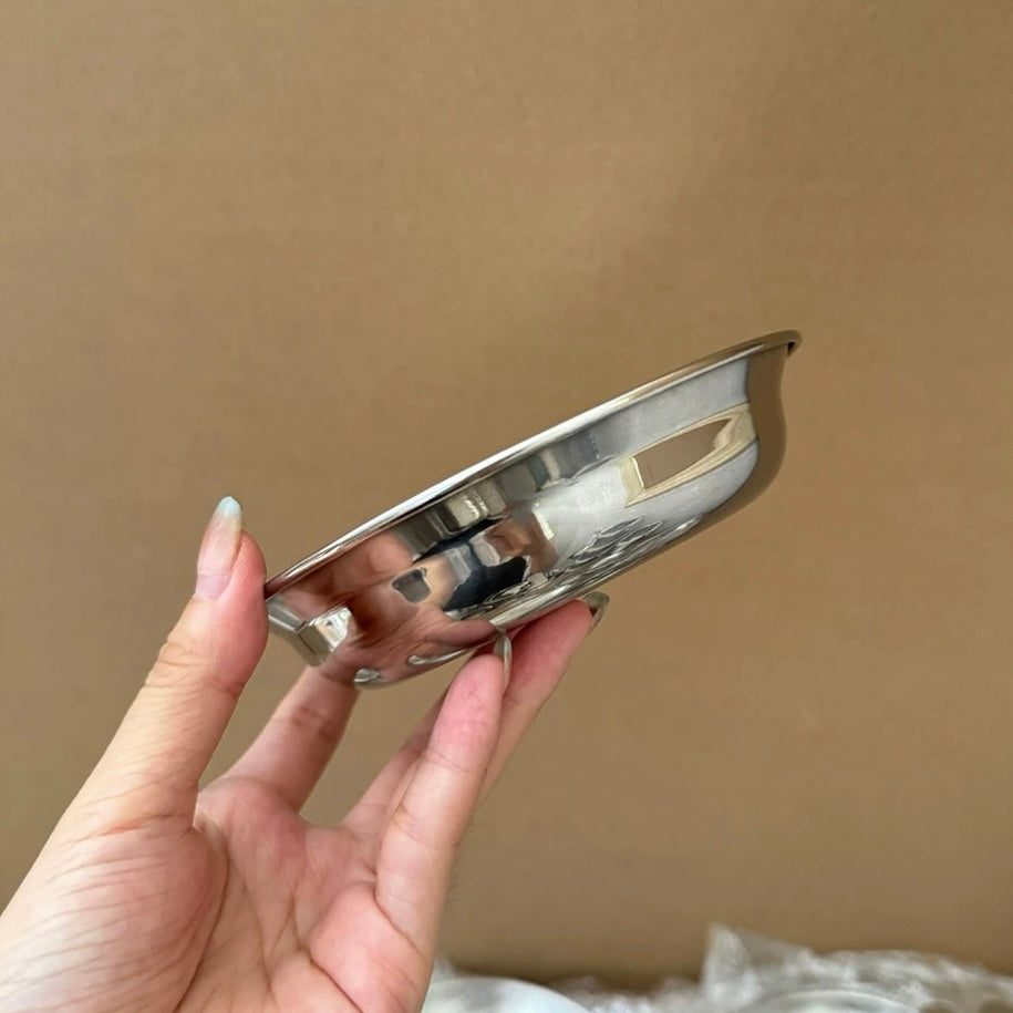 Cute Rabbit Stainless Steel Small Plate