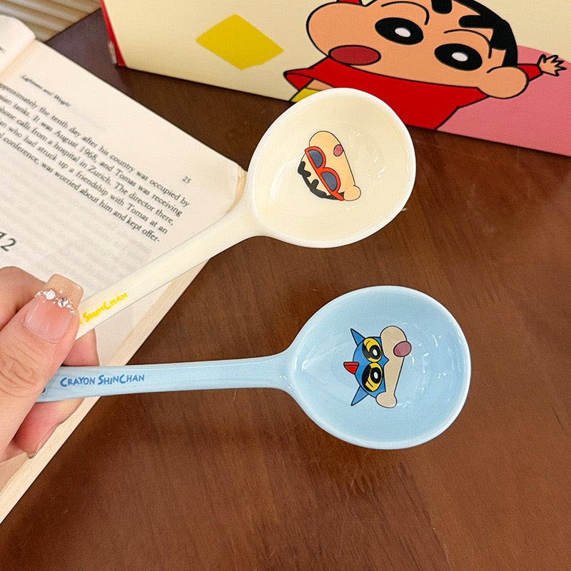 Crayon Shin-chan Ceramic Spoon | 4 Colors