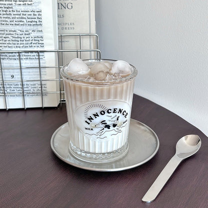 Milk Dog Glass Cup – 350ML Capacity