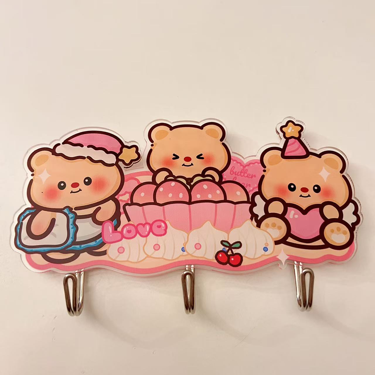 Cute Acrylic Wall Hooks – No-Drill, Strong Hold