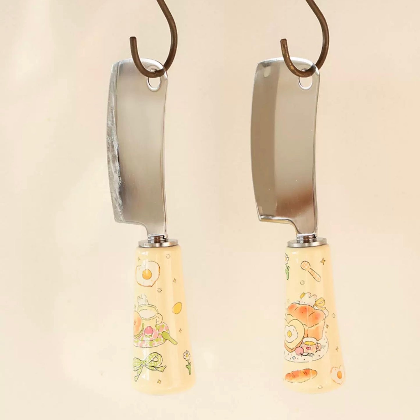 Bagel Bunny Mini Butter Knife with Ceramic Handle