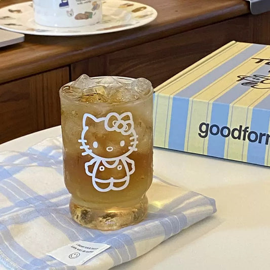 Cute Kitty Mini Glass Cup – 250ML