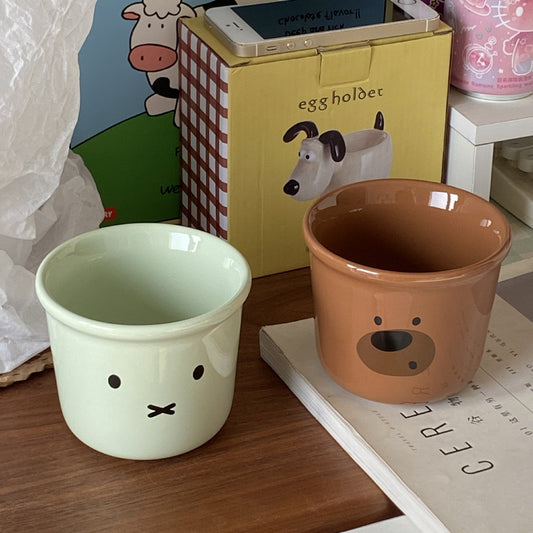 Bunny & Bear Ceramic Mug – 350ML Capacity