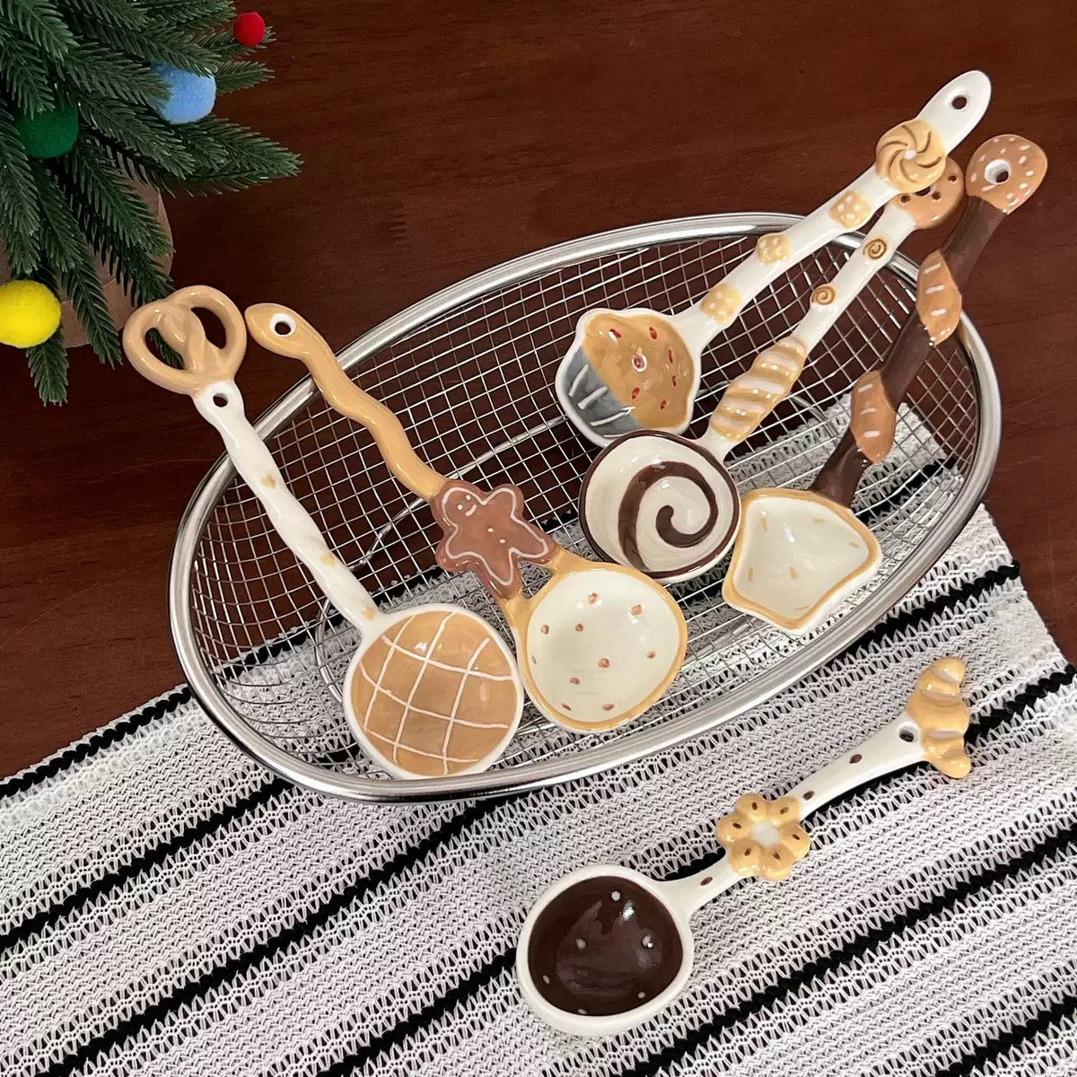 Kawaii Dessert Ceramic Spoon - 6 Styles