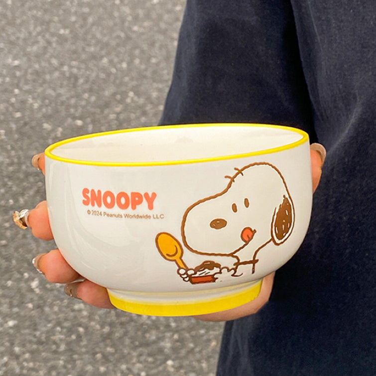 Snoopy Ceramic Bowl Gift Set – Set of 4, 350ML