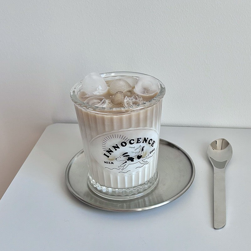 Milk Dog Glass Cup – 350ML Capacity