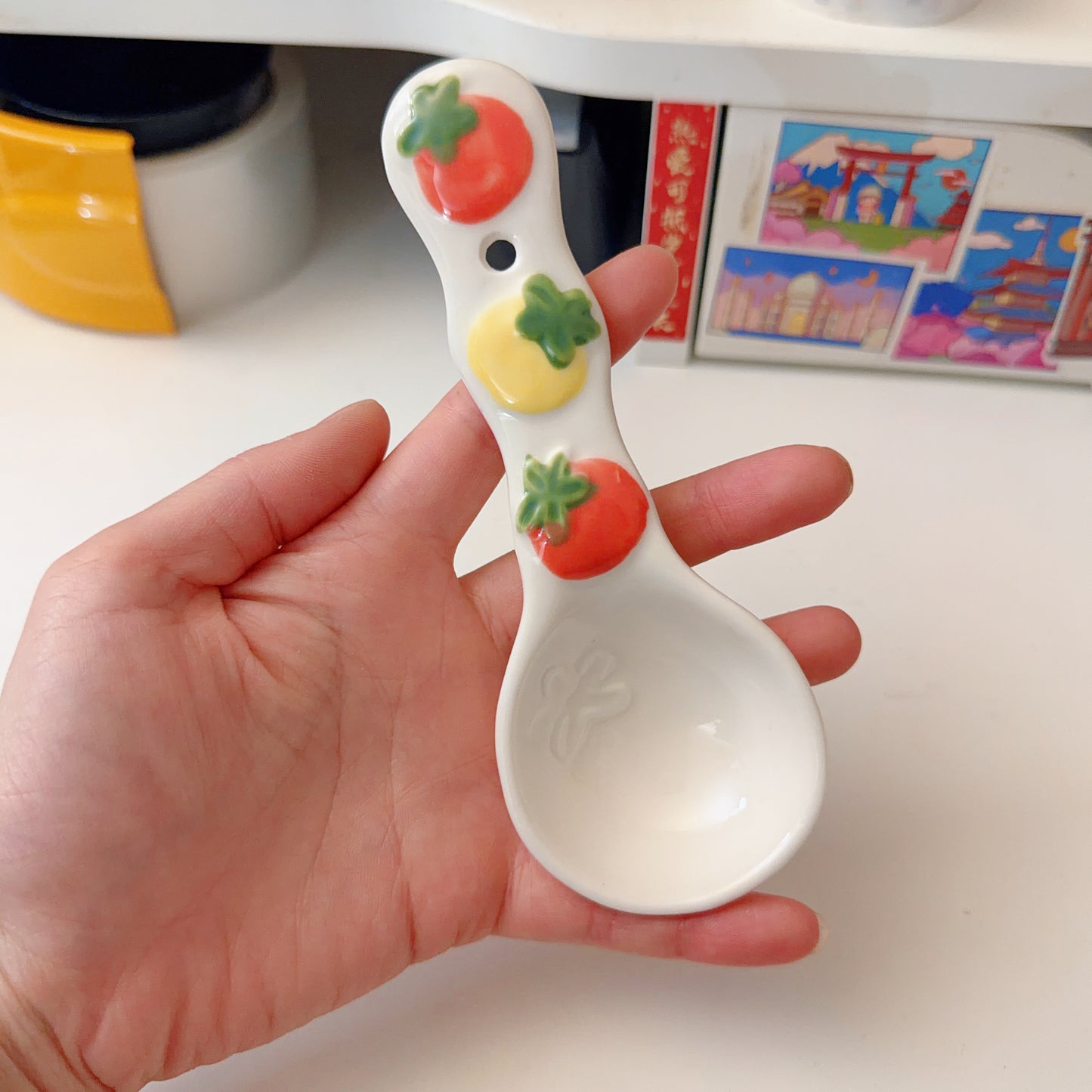 Colorful Handcrafted Ceramic Spoons