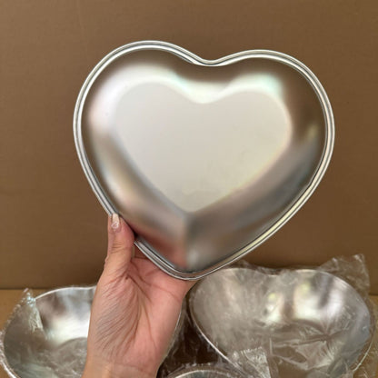 Heart Shaped Stainless Steel Serving Bowl - 900ML