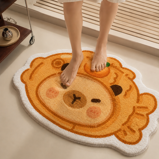 Taiyaki Plush Bathroom Rug - Size 50x80cm