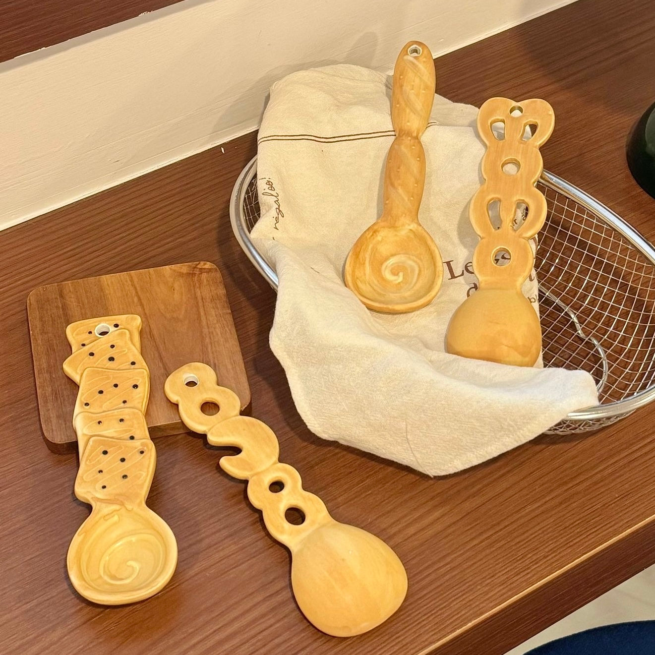 Bakery Cookie Ceramic Spoon – 4 Designs