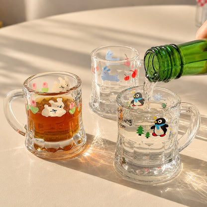 Kawaii Animal Shot Glass – 50ML | Bunny, Puppy & Penguin