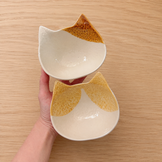 Cat-Shaped Ceramic Mini Bowl – 200ML