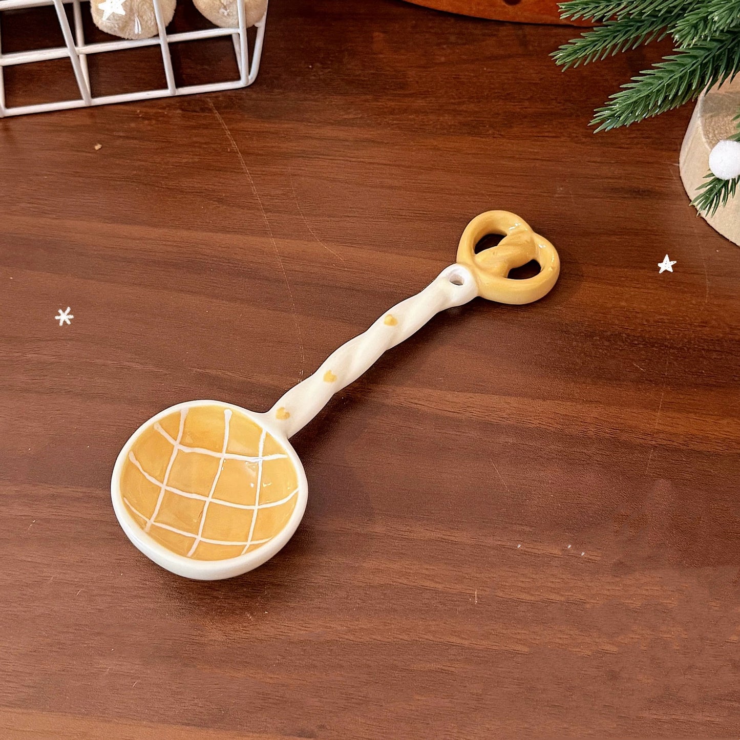 Kawaii Dessert Ceramic Spoon - 6 Styles