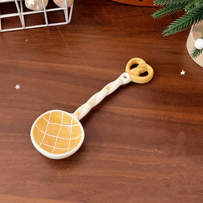 Kawaii Dessert Ceramic Spoon - 6 Styles
