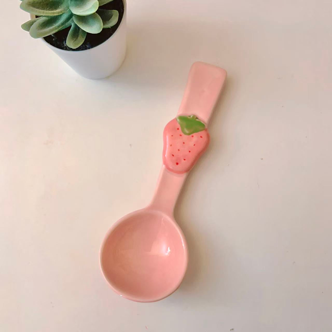 Colorful Handcrafted Ceramic Spoons