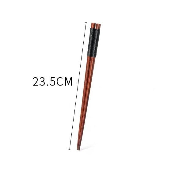 Japanese Style Wooden Chopsticks with Wrapped Handle