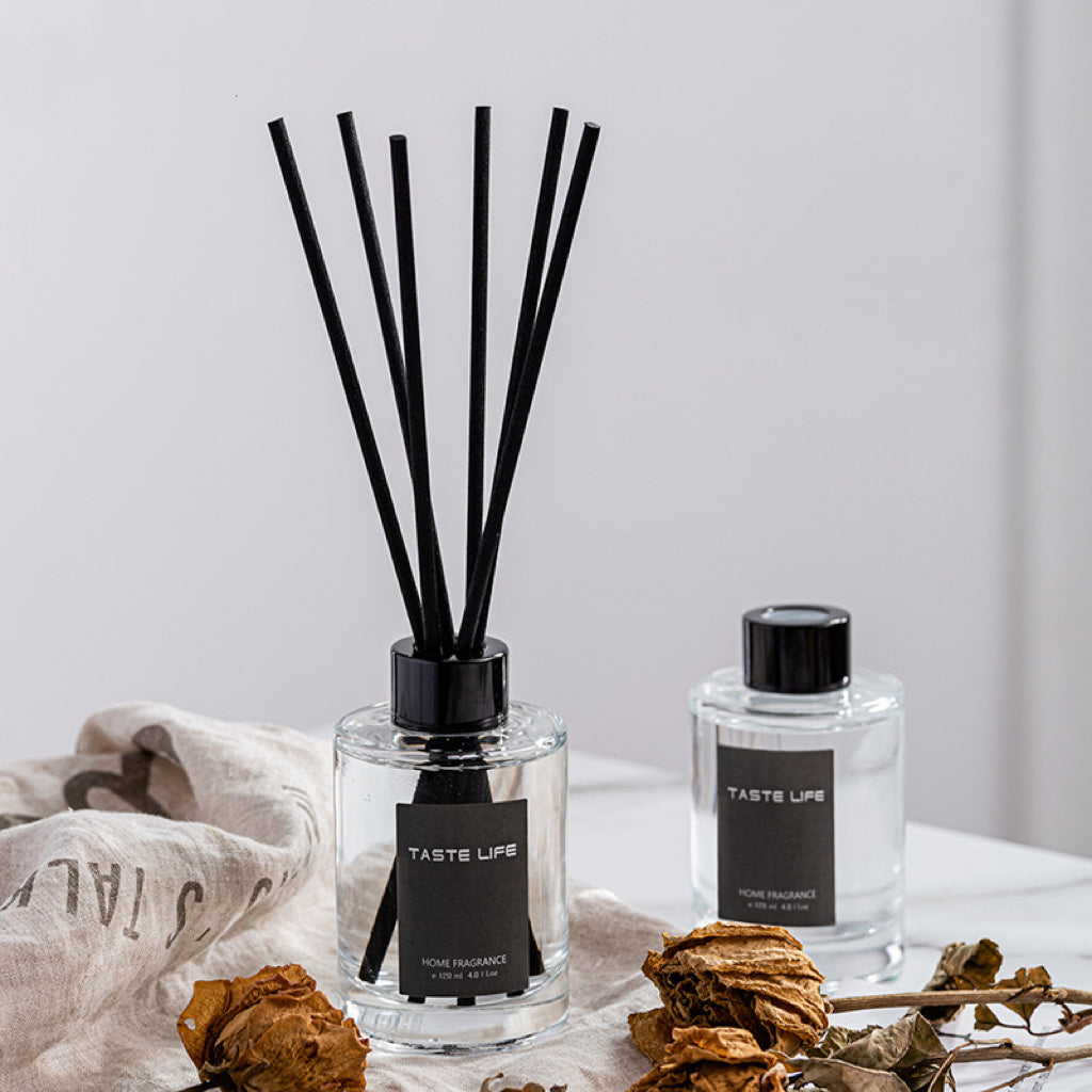 Reed Diffuser Set - Long-Lasting Scent, 4 Rich Aromas: Bamboo, White Tea, Redwood, Osmanthus