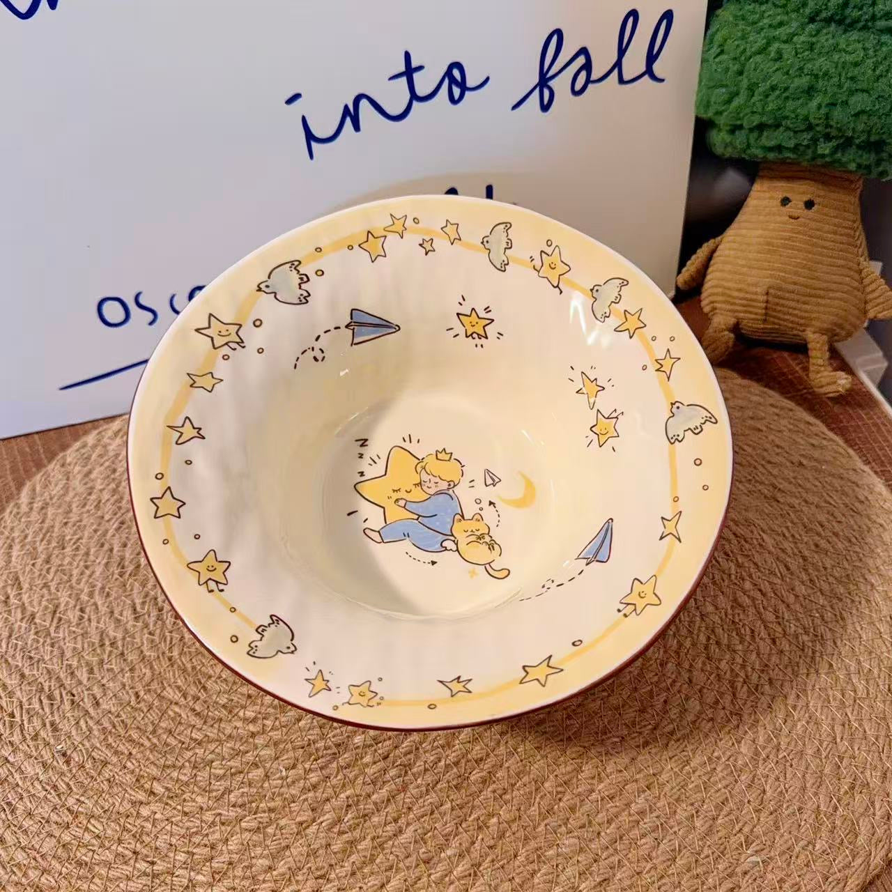 Star Prince Ceramic Soup Plate, 8-Inch