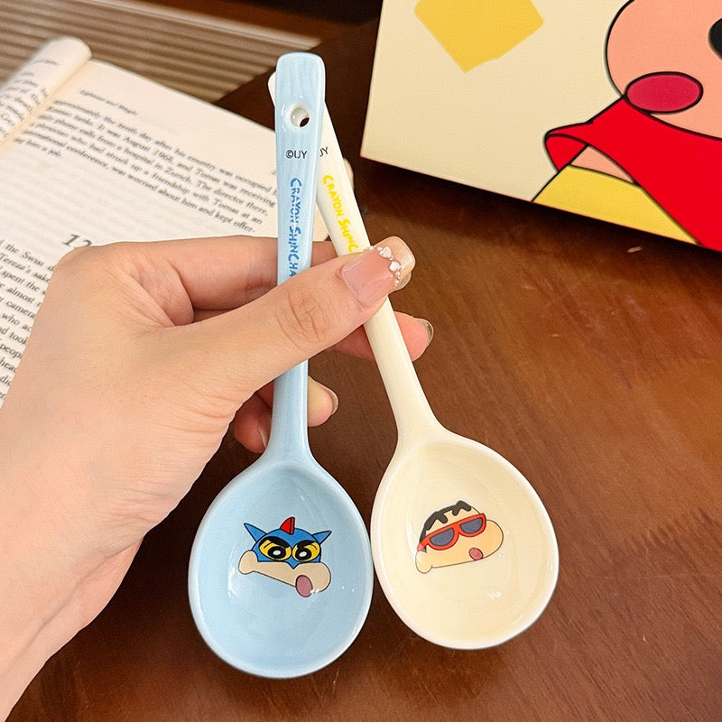 Crayon Shin-chan Ceramic Spoon | 4 Colors