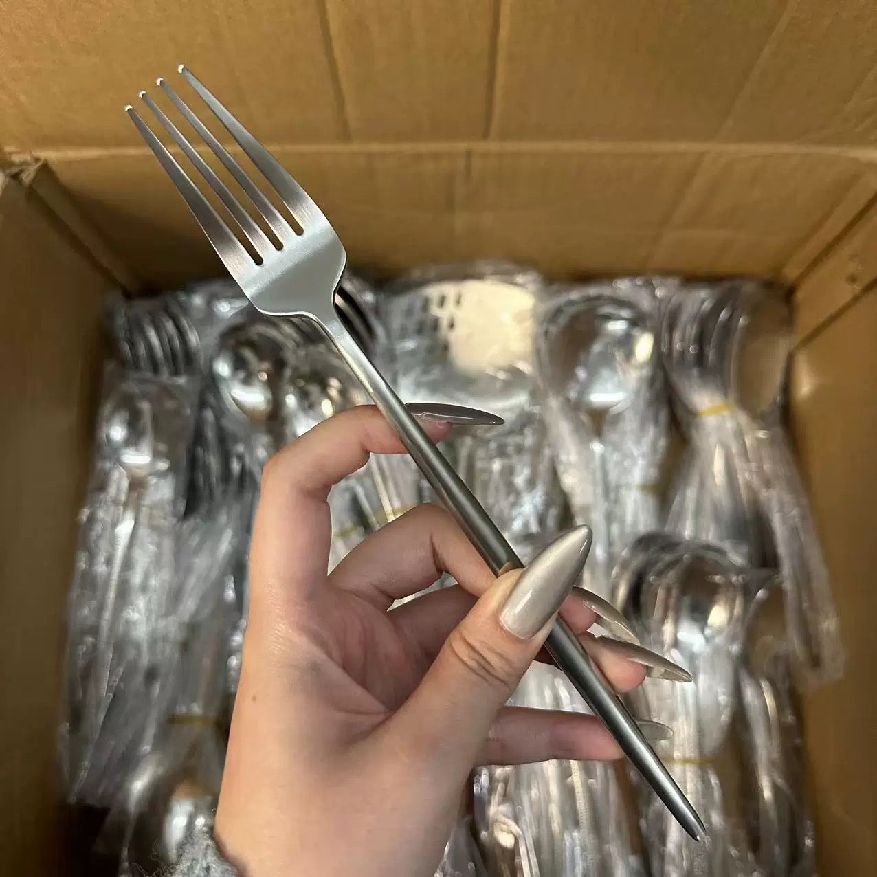 Premium Matte Flatware Set - Set of 3