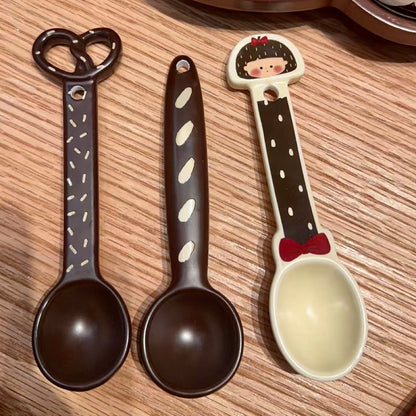 Cute Dessert Ceramic Spoon - Bread & Girl Design