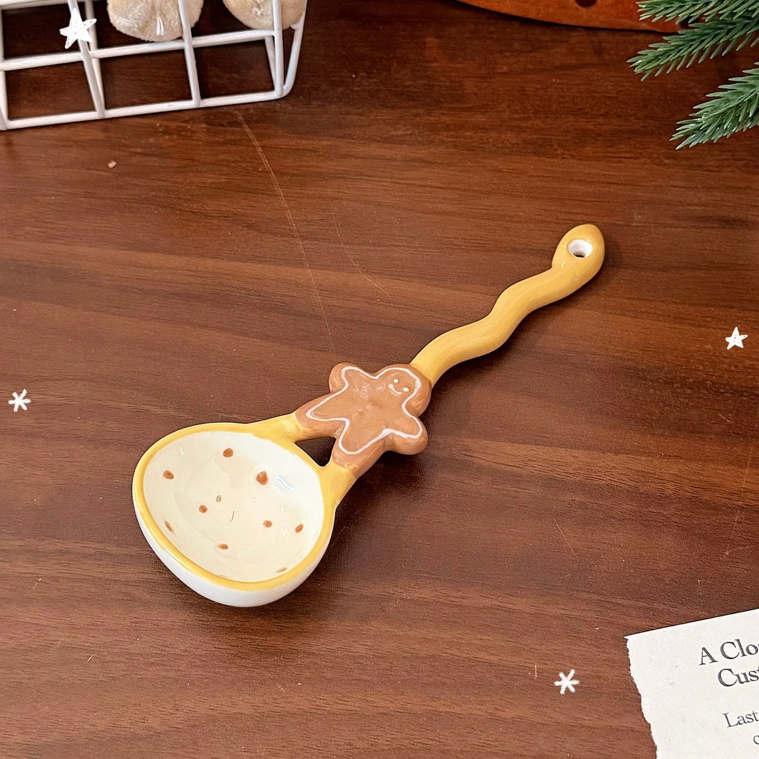 Kawaii Dessert Ceramic Spoon - 6 Styles