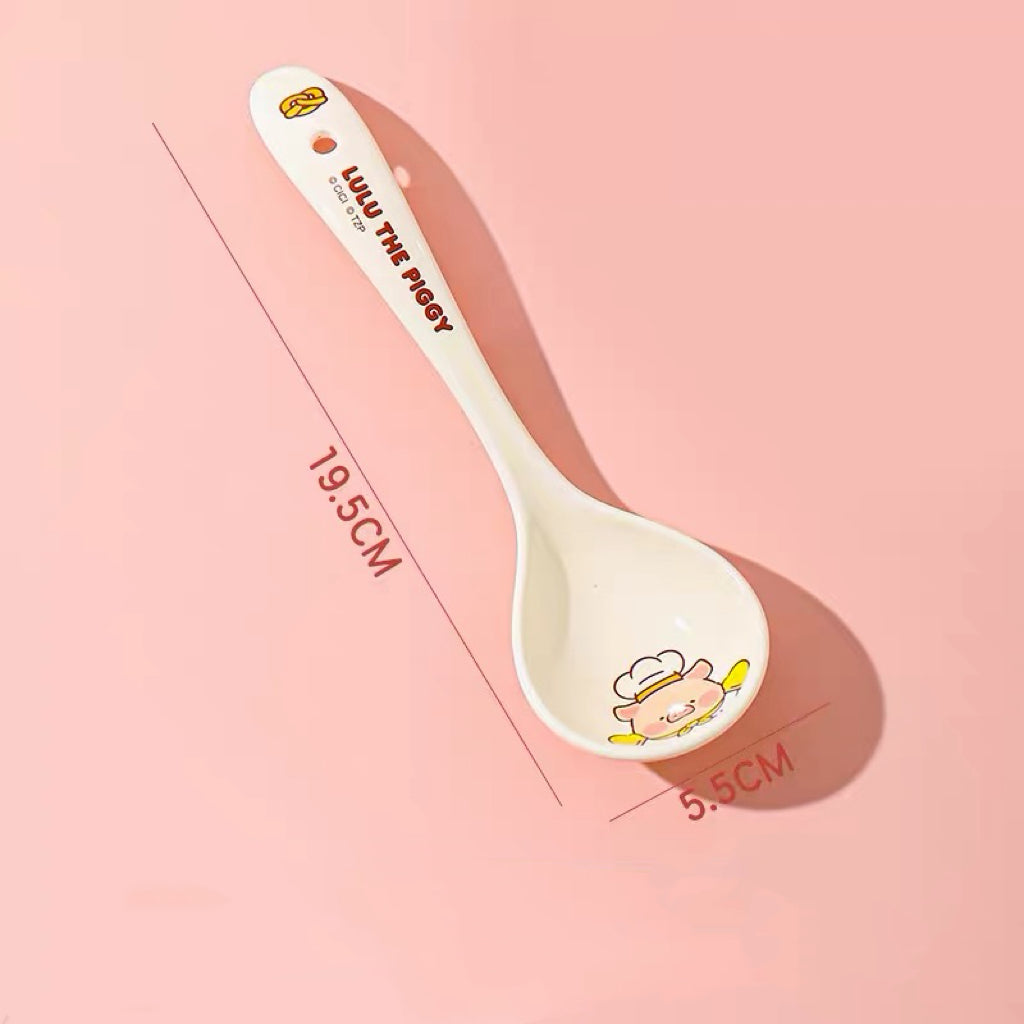 Lulu the Piggy Ceramic Soup Spoon – Official Licensed