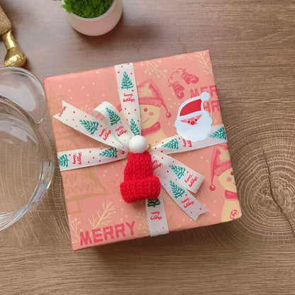 Christmas snowman glass yogurt bowl with festive design and Best wishes message, 400ML